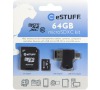 eSTUFF 4in1 Micro SD 64GB, class 10