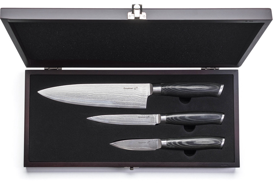 Sada nožů G21 Gourmet Damascus small box,3 ks
