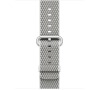 Watch Acc/38/White Check Woven Nylon