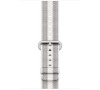 Watch Acc/38/White Stripe Woven Nylon (MQVH2ZM/A)