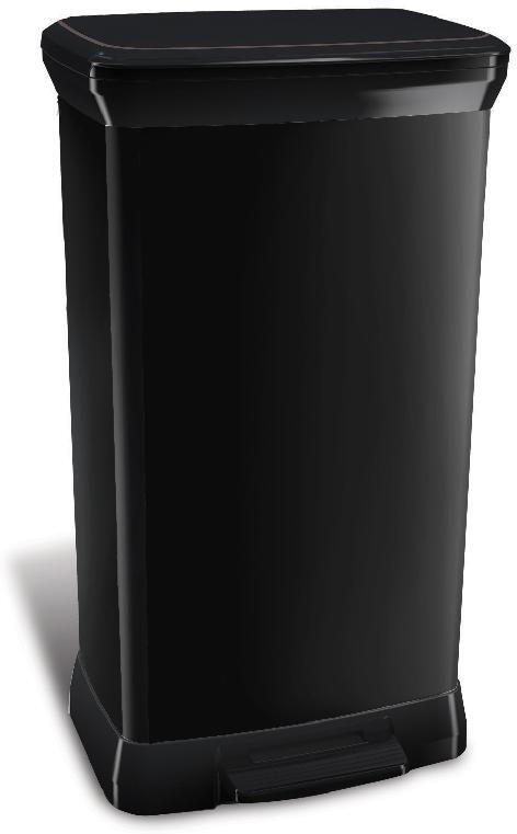 Odpadkový koš Curver Deco Bin 50 l černý