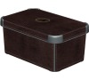 Box úložný dekorativní S Leather CURVER