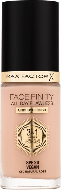 Makeup Max Factor Facefinity All Day Flawless, 30 ml, odstín C50 Natural Rose (SPF20)