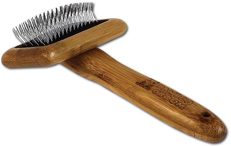 Bamboo Groom Malý kartáč s nerezovými hroty, Finišák
