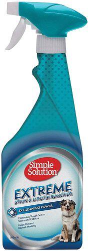 SIMPLE SOLUTION Stain & Odor Remover Extreme Odstraňovač skvrn a pachu pro psy 750ml