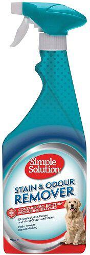 SIMPLE SOLUTION Stain & Odor Remover Odstraňovač skvrn a pachu pro psy 750ml