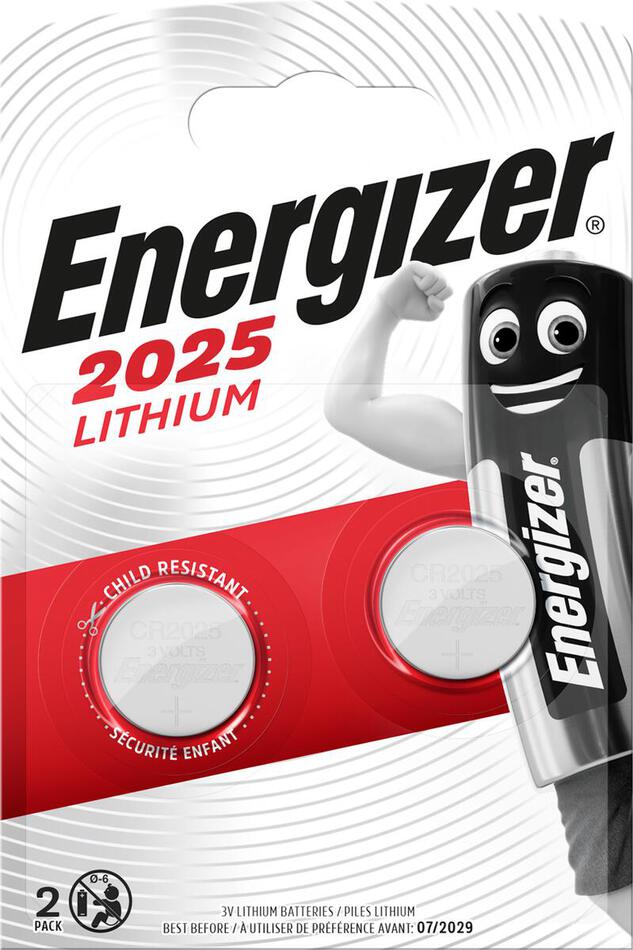 Baterie ENERGIZER CR2025 2BP