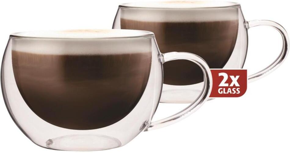 Skleničky na cappuccino MAXXO 300ml (2 ks)