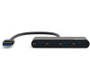 PORT CONNECT USB HUB, 4x USB 3.0, černý (900121)