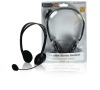 basicXL BXL-HEADSET1BL - Headset Na Uši 2x 3.5 mm Vestavěný Mikrofon, černá