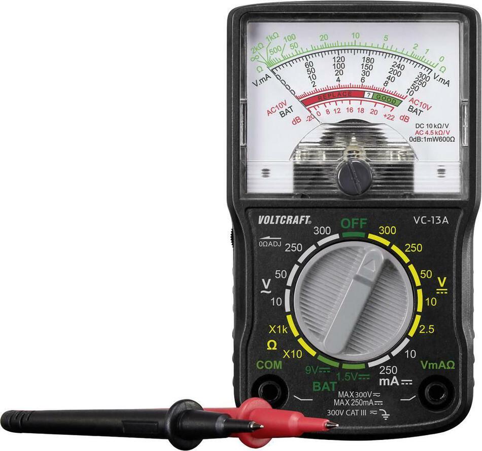Analogový multimetr VC-13A, VOLTCRAFT