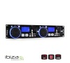 Přehrávač IBIZA IDJ2 dvojitý USB,SD,MP3, DJ Controller
