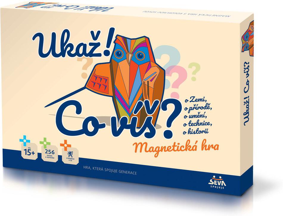 Společenská magnetická hra Seva Ukaž! Co víš?
