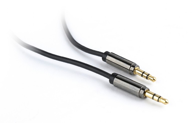 Gembird CABLEXPERT přípojný jack 3,5mm M/M,pozla., 1m (CCAP-444-1M)