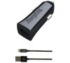 Energizer nabíječka do auta HighTech, 1 USB, lightning kabel, 2,4A, černá (DCA1BHLB3)