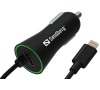 Sandberg USB DC Lightning auto adaptér, Lightning+USB 3.4A, černá (440-99)