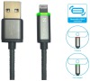 Sandberg USB do Lightning kabel, LED, 1 m, šedý (480-10)