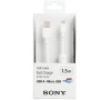 Sony CP-AB150W kabel USB-A na Micro-USB 2.0 150cm, SYNC + CHARGE, bílý