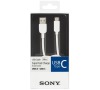 Sony CP-AC100 kabel USB-A na USB-C 2.0 100cm, SYNC + CHARGE, bílý