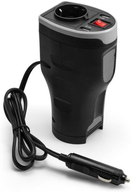 Technaxx měnič napětí 200W, DC 12V na 2xUSB a 1x230V (TE13) (4645)