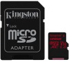 KINGSTON Canvas React 128GB microSDXC / U3 V30 A1 / vč. adaptéru (SDCR/128GB)
