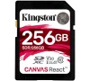 KINGSTON Canvas React 256GB SDXC / U3 V30 A1 / CL10 (SDR/256GB)