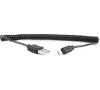 Kabel USB A-B micro, 1,8m, 2.0, černý, kroucený (CC-mUSB2C-AMBM-6)