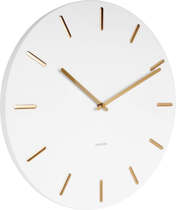 Designové nástěnné hodiny 5716WH Karlsson 45cm