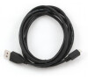 Gembird kabel USB A-B micro, 1m, 2.0, černý, high quality (CCP-mUSB2-AMBM-1M)