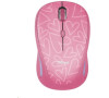 TRUST Myš Yvi Wireless Mouse USB, pink (růžová) (22336)