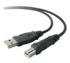 Kabel Belkin USB / USB-B, 1,8m - černý