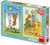 Puzzle Dino Pejsek a Kočička, 2 x 48 dílků