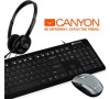 CANYON BUNDLE klávesnice + BEZDRÁTOVÁ MYŠ + SLUCHÁTKA/HEADSET (CANYONBUNDLE2018W14)