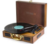 Technaxx Bluetooth gramofon/konvertor - převod LP gramofonových desek do MP3 formátu, hnědý (TX-101) (4747)