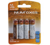 Baterie 1,5V, LR06, balení 4ks Num'axes