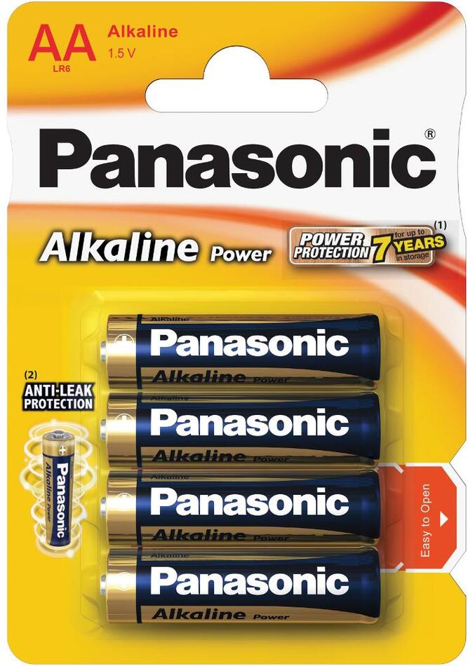 Baterie PANASONIC LR6 4BP AA Alk Power alk