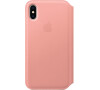iPhone X Leather Folio - Soft Pink (MRGF2ZM/A)