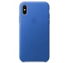 iPhone X Leather Case - Electric Blue (MRGG2ZM/A)