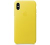 iPhone X Leather Case - Spring Yellow (MRGJ2ZM/A)