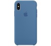 iPhone X Silicone Case - Denim Blue (MRG22ZM/A)