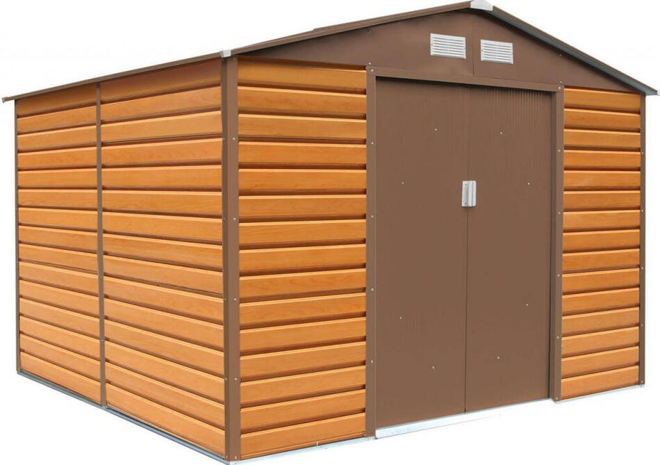 Zahradní domek G21 GAH 706 - 277 x 255 cm, hnědý