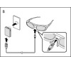 3D Glasses USB Charging Adapter (V12H564C17)