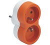 LEGRAND ADAPTÉR ČEL. 2X2P+T 16A,ORANŽ. (050503)