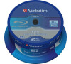 Verbatim VERBATIM BD-R SL (6x, 25GB),NON-ID, 25 cake (43837)