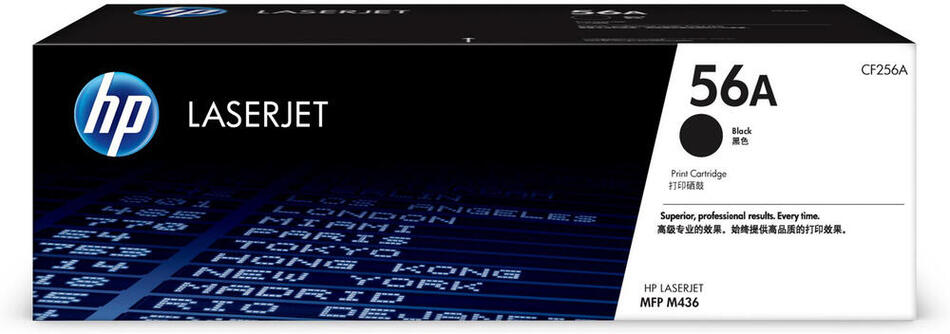 HP 56A Black Original LaserJet Toner, CF256A