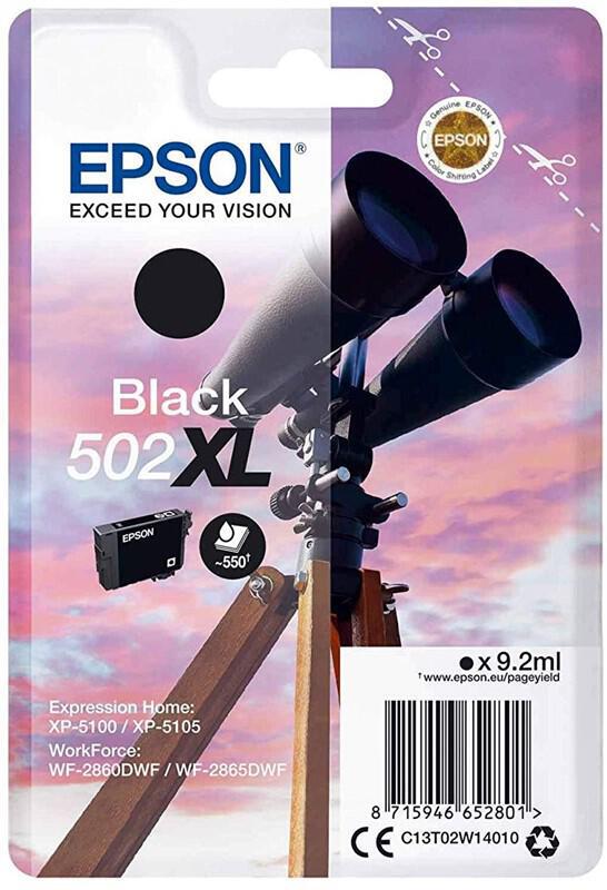 Epson singlepack,Black 502XL,Ink,XL (C13T02W14010)