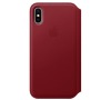 iPhone X Leather Folio - (PRODUCT) RED (MRQD2ZM/A)