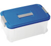 Úložný box 9,5L - průhledná/modrá CURVER