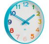 Dětské nástěnné hodiny Future Time FT5010BL Rainbow blue 30cm