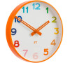Dětské nástěnné hodiny Future Time FT5010OR Rainbow orange 30cm